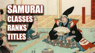 Classes, Ranks, and Titles of Feudal Japan [Kamakura and Muromachi Periods]