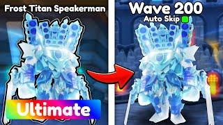 I Bought FROST TITAN SPEAKERMAN and he's ACTUALLY GOOD??