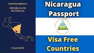 Nicaragua Passport Visa Free Countries (2023)