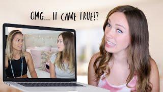 REACTING TO MY PSYCHIC READING 7 months later! | Elizabeth April gave me a psychic reading...