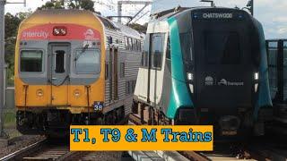 Sydney Trains Video #63 - T1, T9 and Metro Trains