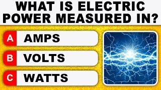 What is Electric Power Measured In? Test Your General Knowledge 2022 | Trivia Quiz Game Round 15