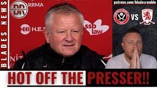 HOT OFF THE PRESSER!! | BLADES vs BORO!! | POMPEY PERFORMANCE | BREWSTER NEW DEAL?