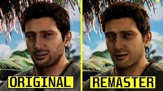 Uncharted 2: Among Thieves Remastered vs Original Graphics Comparison | PS3 vs PS5