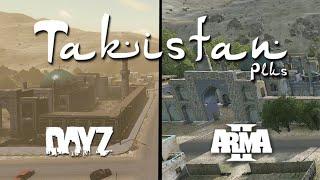 THEN vs NOW | DAYZ TAKISTAN plus vs ARMA 2 TAKISTAN MAP comparison