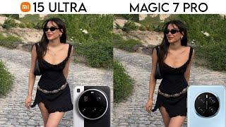 Xiaomi 15 ULTRA vs honor magic 7 Pro camera test comparison