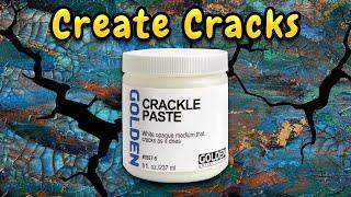 Unleash Stunning Vintage Crackle Effects with Golden Paste!