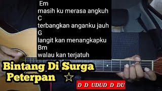 Kunci Gitar Bintang Di Surga -Peterpan  ( Tutorial Untuk Pemula ) By DE Kunta