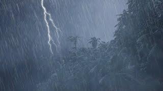 Rain Sounds For Sleeping - 99% Instantly Fall Asleep With Rain And Thunder Sound At Night