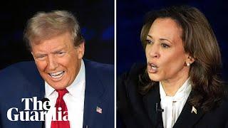 Harris v Trump: highlights of the US presidential election debate