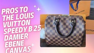 Pros To The Louis Vuitton Speedy B 25 Damier Ebene Canvas