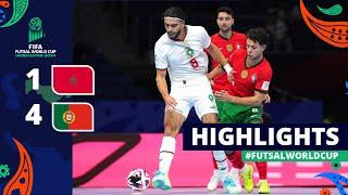 Morocco v Portugal | FIFA Futsal World Cup 2024 | Group E | Highlights