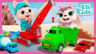 Toy Trucks #2 | Construction Vehicles Fun | Eli Kids Songs