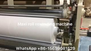 Automatic Labeling Maxi Roll Production Line 2020