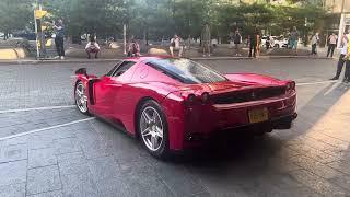 Straight Piped Ferrari Enzo Cold Start - Beautiful V12 Sound!