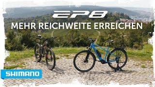 Mehr Reichweite mit dem SHIMANO EP8 E-Bike-System