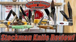 Stockman Series Case Pocketknife Review!  Deep South Cutlery - Good Times & Great Knives!