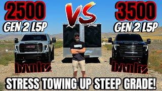 2024 GMC Sierra 2500 VS 3500 Towing Up 6% Grade: Will The Banks Inlet/Boost Tubes Make A Difference?