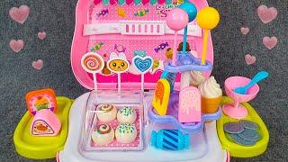 24 Minutes Satisfying with Unboxing Cute Candy Ice Cream Store Suitcase Playset ASMR | Review Toys