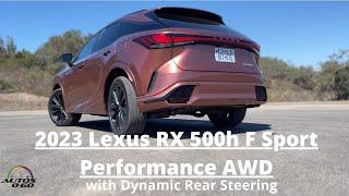 2023 Lexus RX 500h F Sport Performance AWD with Dynamic Rear Steering