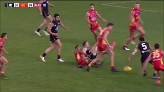 Sam Petrevski-Seton  - Match highlights - Round 18 2019 - Carlton Blues vs Gold Coast Suns