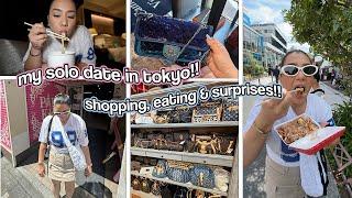 MY SOLO DATE IN TOKYO!! Shopping, Eating & Surprises!!