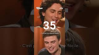 Mon Oui/Non avec Timothée Chalamet en 1 minute !