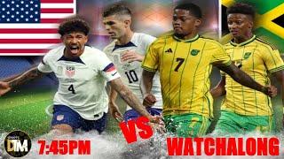 CONCACAF Nations League LIVE STREAM | U.SA Vs Jamaica | Watch Along | JFF | DTM