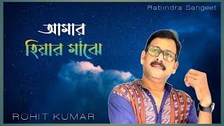 Amar Hiyer Majhe | আমার হিয়ার মাঝে | Rabindra Sangeet | Cover By Rohit Kumar |