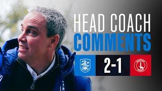 HEAD COACH COMMENTS | Michael Duff reviews the 2-1 win over Charlton Athletic