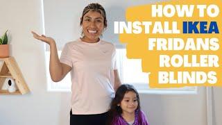 IKEA FRIDANS BLACKOUT ROLLER BLINDS: Installation process in a kids room and review