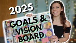 2025 Goals & Vision Board | Reflecting on My 2024 Vision Board & Goals!