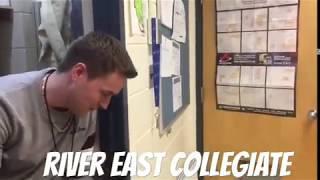 DJ Blitz surprises River East Collegiate