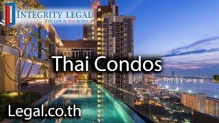 Thai Condo Purchase, Due Diligence, And Fake Lawyers?