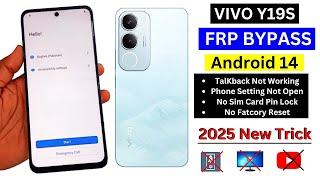 Vivo Y19s Android 14 Frp Bypass Without Pc | Setting Not Open | Vivo Y19s Google Account Unlock