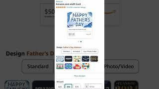 LAST MINUTE FATHER’S DAY GIFT | AMAZON E-GIFT CARD | AMAXON FINDS!! 