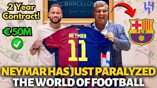 URGENT! NEYMAR HAS JUST PARALYZED THE WORLD OF FOOTBALL! A BIG UNEXPECTED SURPRISE! BARCELONA NEWS!