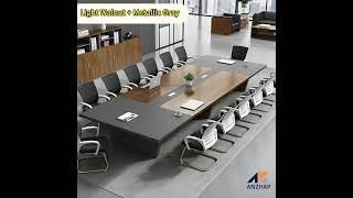 Large Conference Table Long Table Rectangular Office Negotiation Table  #officefurniture