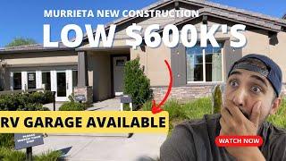 Murrieta RV garage community! 3-5 bedrooms, 8k sq ft lots, low $600k’s