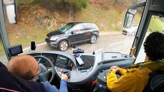 Mountain Bus Drive, France 4K