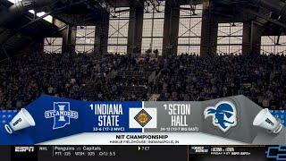 NCAAM 2024.04.04 NIT Championship - (1) Indiana State vs (1) Seton Hall