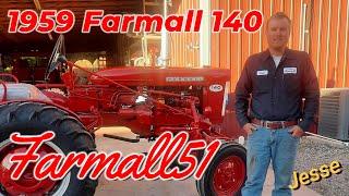 1959 Farmall 140 Restored by Jesse #farmall51 #farmall140