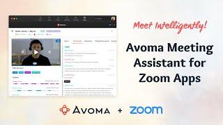 Avoma Assistant for Zoom Apps