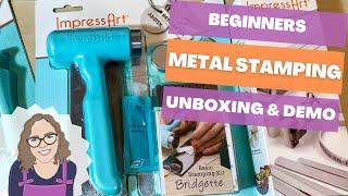 Metal Stamping for Beginners: Unboxing & Trying Out ImpressArt Jewellery Stamps and Tools ️