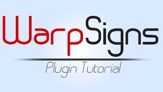 WarpSigns Bukkit Plugin Tutorial