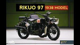 WWII Bike RIKUO 97 Japanese 2000 CC Power 1938 Model | WWI Bikes Heavy Power Bike