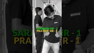 Saransh Sir Vs Prateek Sir Water Fight  #shorts #esaral #iit #jee #neet #viral