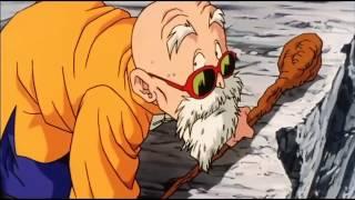 Dragonball Z Muten Roshi Furzt auf einen Drachen