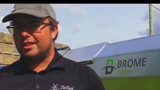 Delfland inc., Napierville, Quebec using a Brome Compost System to transform their grow wastes