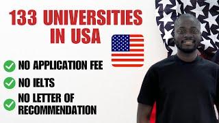 How to Search for USA Universities with No Application Fees | No IELTS